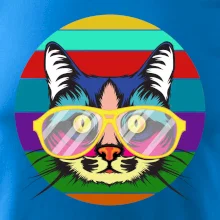 Kočka při barevném západu