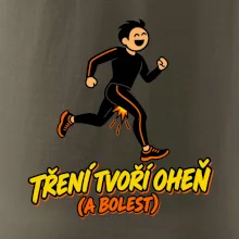 Běžecké tření tvoří oheň