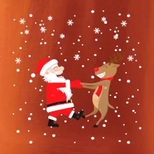 Tancující Santa a sob