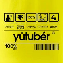 Čárový kód - youtuber
