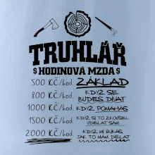 Hodinová mzda truhlář
