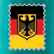 Německá známka - vlajka