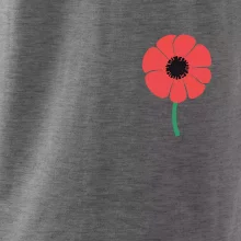 Vlčí mák ikonka na prsu