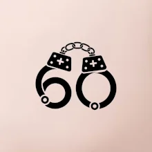 Narozeninové tričko pro policajta - pouta 60