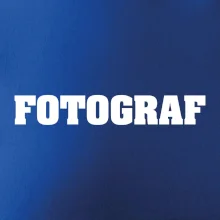 Novinář nápis - Fotograf