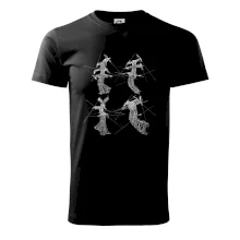 Zkroucený stožár vysokého vedení