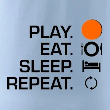 Hokejbal - Play eat sleep repeat