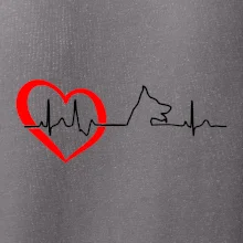 Německý ovčák ekg