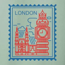 Londýn známka jednoduchá
