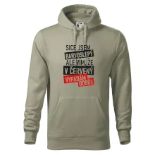 Sice jsem barvoslepý, ale vím, že v červené vypadám dobře Sice jsem barvoslepý, ale vím, že v červené vypadám dobře