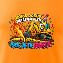 Bagrista kope dokud netrefí plyn