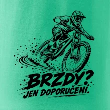 Brzdy jen doporučení - biker v zatáčce