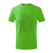 Klínovec - vrstevnice v obdélníku