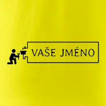 Instalatér - jméno v rámečku