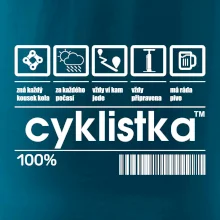 Čárový kód - Cyklistka