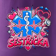 Sestřička  - komiksový kříž