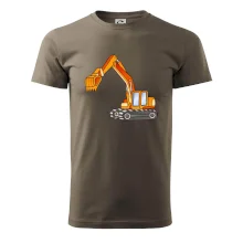 Bagr bez nápisu oranžový