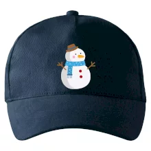 Sněhulák se šálou