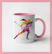 Barevná běžkařka