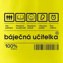 Čárový kód  - Báječná učitelka