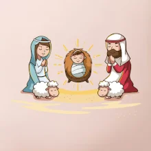 Ježíšek v jesličkách