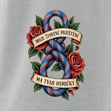 Horolezecké pojištění ve tvaru osmičky