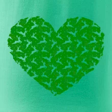 Vánoční jeleni v srdci