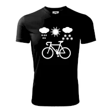 Cyklista za každého počasí