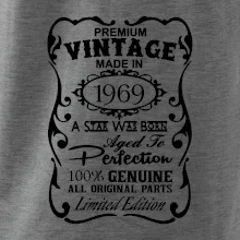 Vintage Etiketa - 1969