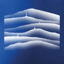 Stínované siluety Českých hor