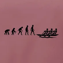 Evoluce veslování 3 lidi