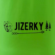 Jizerky nápis Jizerky nápis