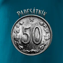 Padesátník 1963 - 1978 s nápisem
