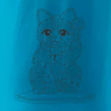 Kočka mávající mandala