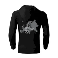 Mapa Evropy - srdce v Ukrajině