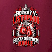 Listopadový boxer s úderem krále