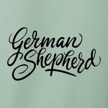 German shepherd - nápis okrasny - nápis okrasný