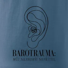 Barotrauma můj nejhorší nepřítel ucho s uzlem v lince