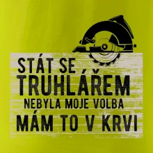 Stát se truhlářem nebyla moje volba