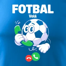 Karikatura fotbal volá