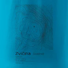 Zvičina - vrstevnice v obdélníku