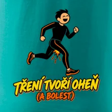 Běžecké tření tvoří oheň