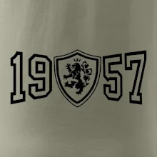 Narozeninový motiv - znak - 1957