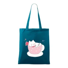 Vánoční kočka v hrnečku