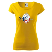 Lev s hokejkou v tlamě - Česká vlajka