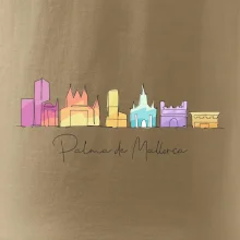 Mallorca - Siluety památek - barevné