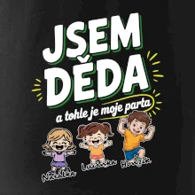 Děda a jeho parta (obrázky a jména vnuků)