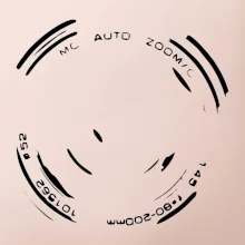 Foto objektiv obtisk