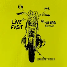 Motorka kresba live fast