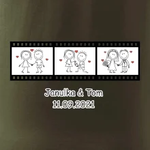 Svatební den - váš nápis (Hana-creative)